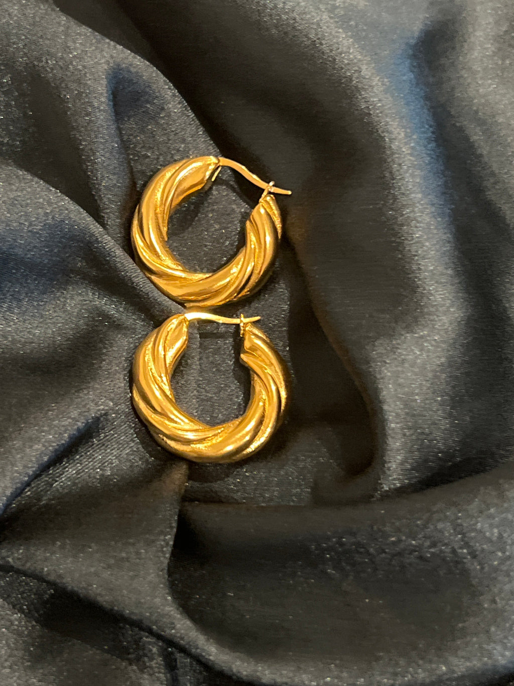 Twisted Hoop Earrings