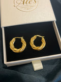 Twisted Hoop Earrings