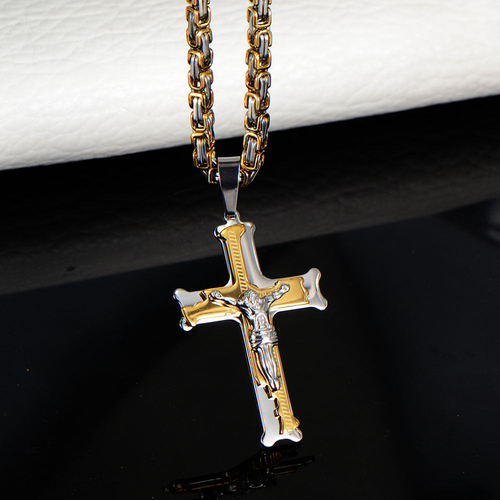 Men’s Cross Pendant Necklace
