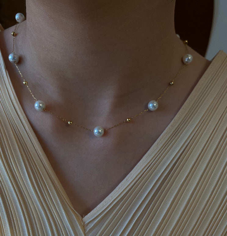Pearl Necklace Set
