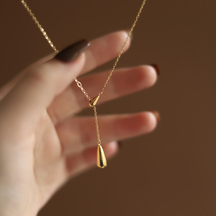 Drops Gold Necklace